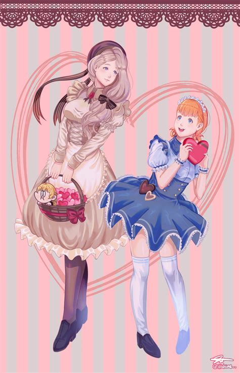Valentines Mercedes and Annette : r/fireemblem
