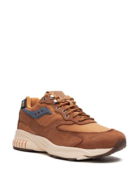 Saucony 3D Grid Hurricane Sneakers | Brown | FARFETCH
