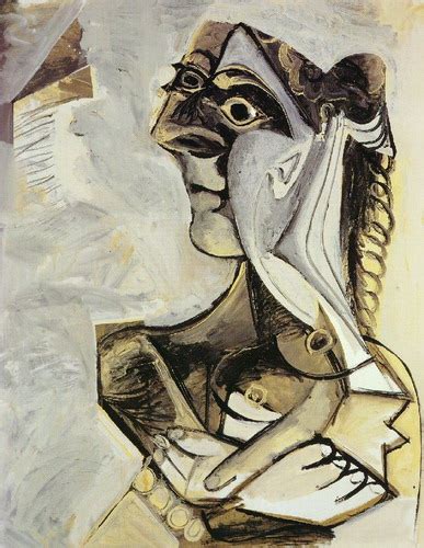 Пабло Пикассо — "Сидящая женщина (Жаклин)", 1971 год