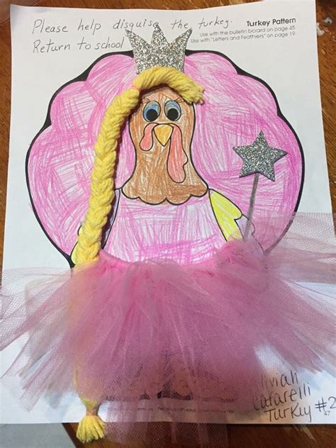 Free Printable Turkey In Disguise Printable | Plan Your Year Easily!