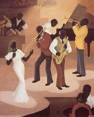 Black Art Prints depicting Jazz Musicians | Jazz art, Soulful art ...