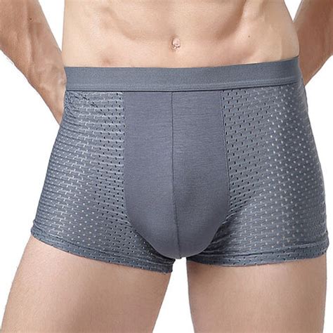 China Breathable mash fabric men underwear solid color men boxer briefs on Global Sources,mash ...