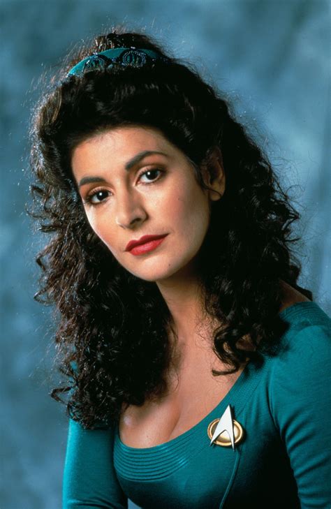 I still long to be Deanna Troi sometimes. | Marina sirtis, Star trek, Trek