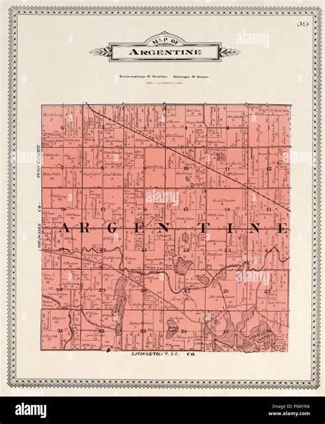 atlas  genesee county michigan  maps   township