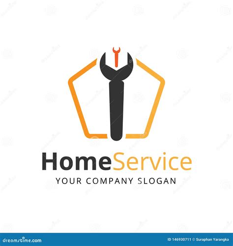 Home services logo stock vector. Illustration of tools - 146930711