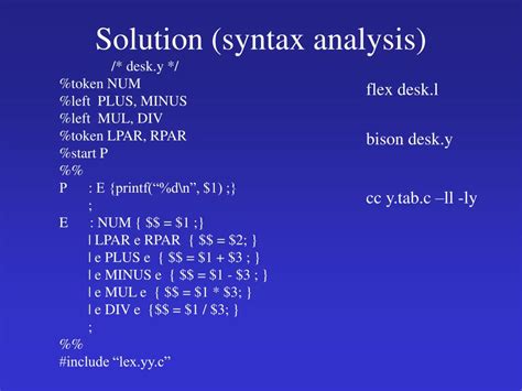 syntax analysis powerpoint    id