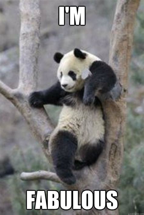 I'm fabulous - Fabu Panda - quickmeme