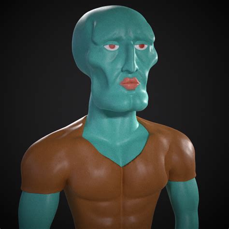 archivo stl gratis calamardo chad modelo de impresion