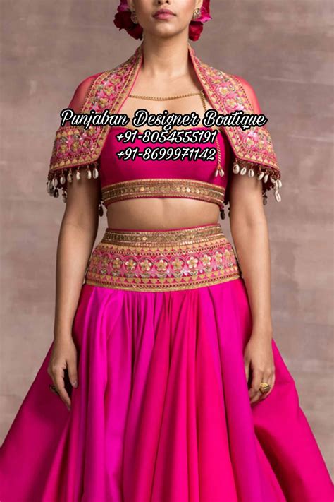 Latest Lehenga Blouse Designs 2022 | Punjaban Designer Boutique