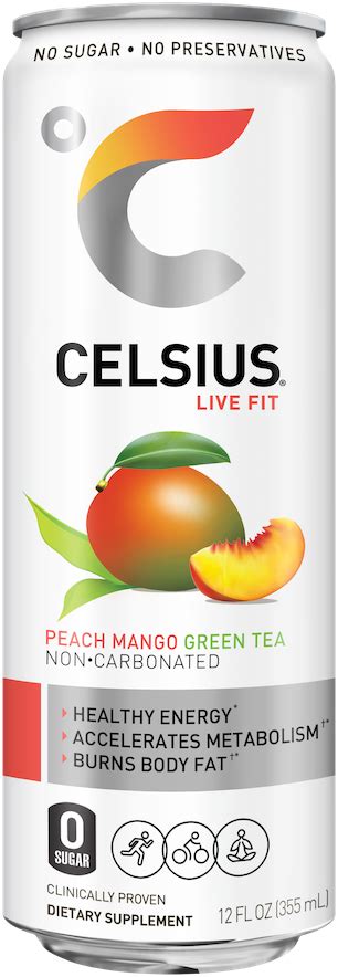 Peach Mango Green Tea - Celsius