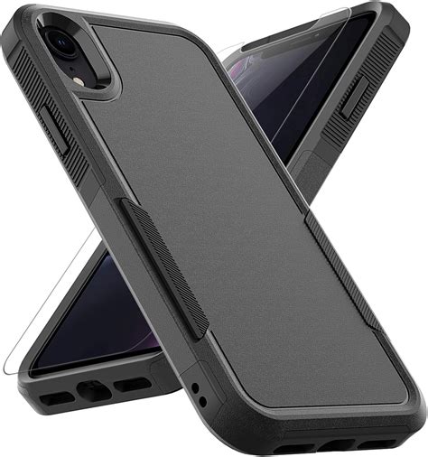 Amazon.com: for iPhone XR Case: Dual Layer Protective Heavy Duty Cell