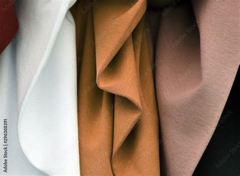 detailed close  view   types  textile  fabric