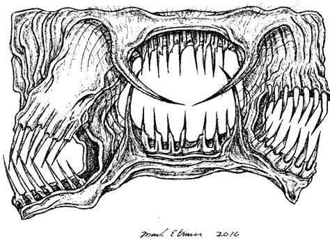 Monster Teeth Drawing at GetDrawings | Free download