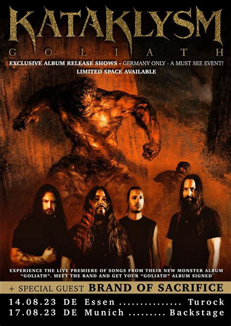 Kataklysm - spielen exklusive Album-Release-Shows • metal.de