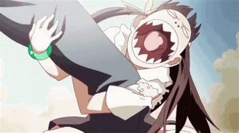 Anime Bite GIF - Anime Bite Biting - Discover & Share GIFs