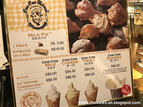 We'll Tell You - A&W Couple's Blog: Tokyo Milk Cheese Factory Singapore - Cow Cow Milk Pie