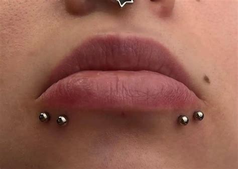full guide    lip piercings types pain  care