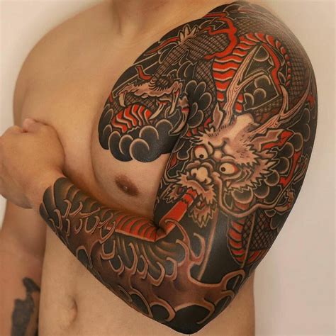 11+ Dragon Sleeve Tattoo Ideas You'll Have to See to Believe!