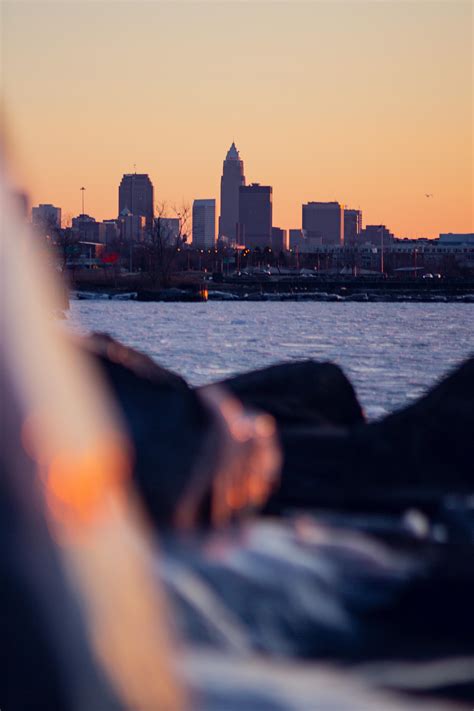 Sunset over Cleveland : r/Cleveland