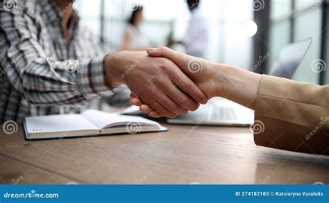 Businessman Shaking Hands Businessman in the Office Stock Image - Image ...