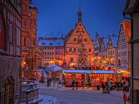 bavaria southern germany christmas market rothenburg germany