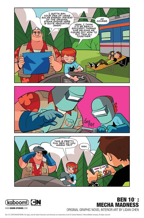 BEN 10: MECHA MADNESS First Look – BOOM! Studios