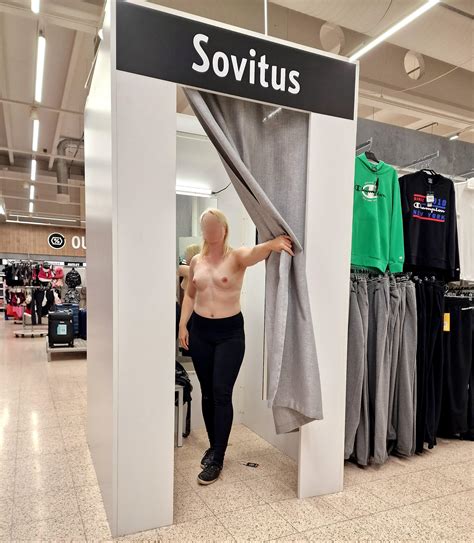 Shopping for clothes with extra fun :) : r/public