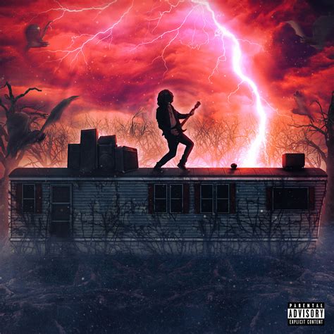 ArtStation - Stranger Things Album Cover