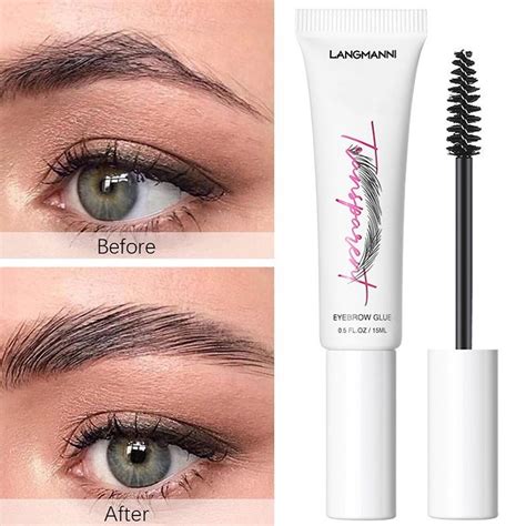 Wild Natural Brow: жидкий гель для стайлинга бровей. Бесцветный ...