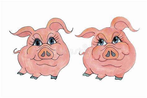 Two Pigs Cartoon Stock Illustrations – 354 Two Pigs Cartoon Stock ...