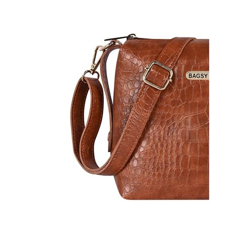 Buy Bagsy Malone Brown Iconic Sling Bag Online