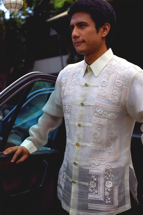 Best 11 Barong Tagalog Green Formal Dress Shirt Embroidered Filipino