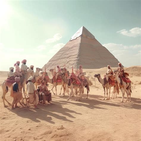 Premium AI Image | pyramids in giza