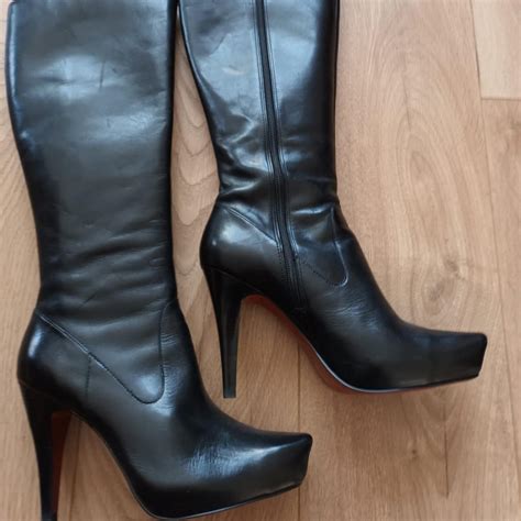 Kurt Geiger Women's Black Boots | Depop