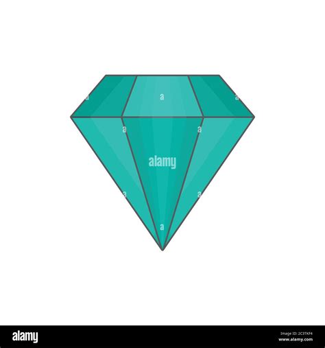 diamond flat vector stock vector image art alamy