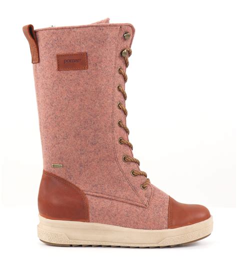 Pomar Felt Boots Jäätikkö Nude/Chestnut Terra - Stilettoshop.euwebstore
