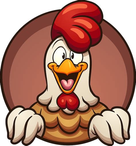 Premium Vector | Cartoon chicken