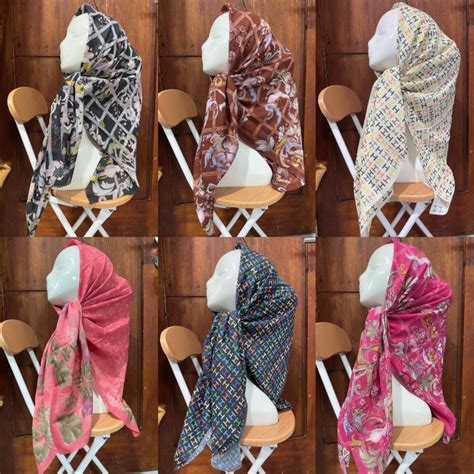 Jual SEGI EMPAT MOTIF ORIGINAL By Meidina voal motif viral | Shopee ...
