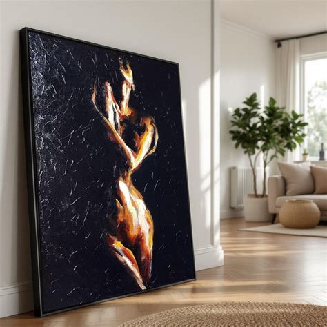 big breast painting etsy