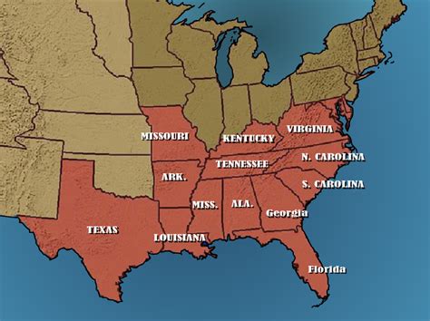 11 Confederate States Map - Oconto County Plat Map