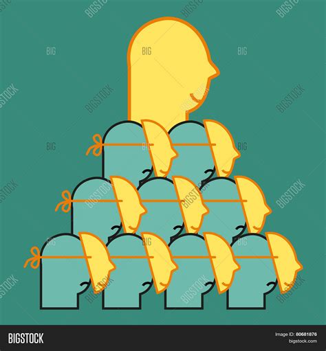 human pyramid  vector photo  trial bigstock