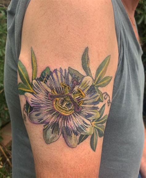 Passion Fruit Flower Tattoo | Best Flower Site