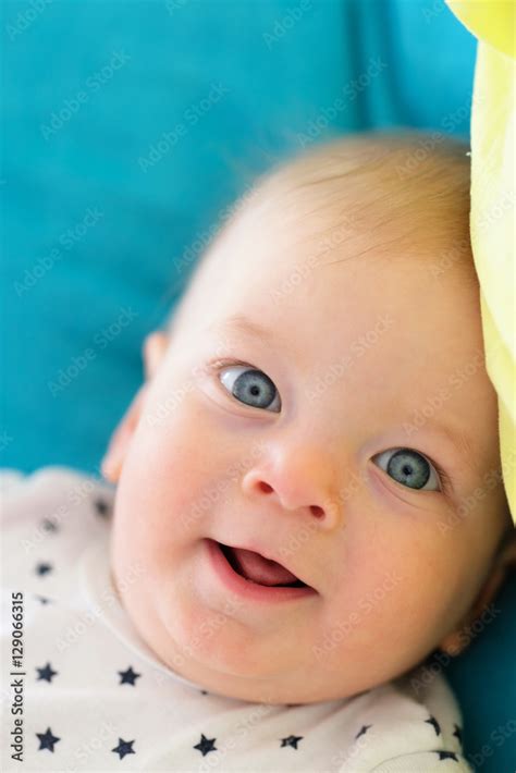 Baby with blue eyes Stock Photo | Adobe Stock