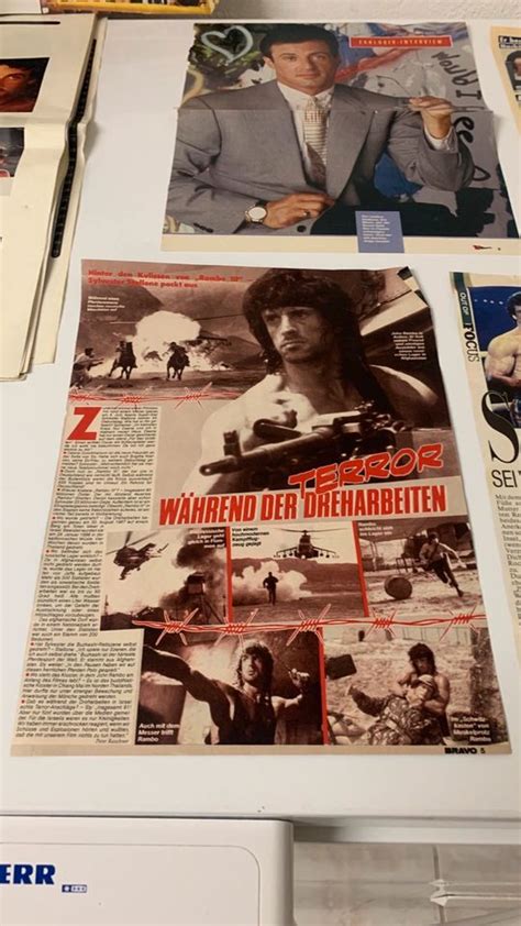 Über 150 Bilder / Kalender Sylvester Stallone seltene Sammlung in Baden