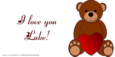 love  luke bear hearts  cards  love  luke