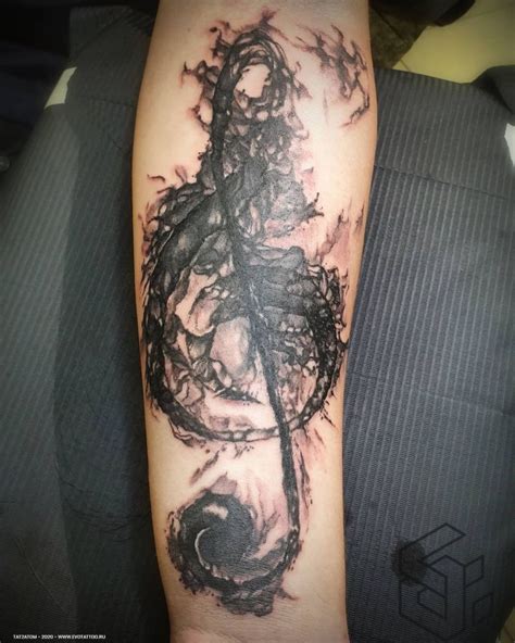 30 Perfect Treble Clef Tattoos Make You Attractive | Style VP | Page 5