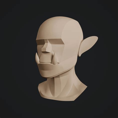 ArtStation - 12 Head Base Meshes For Sculpting | Resources