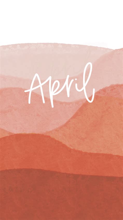 an orange and pink background with the word apri written in cursive font