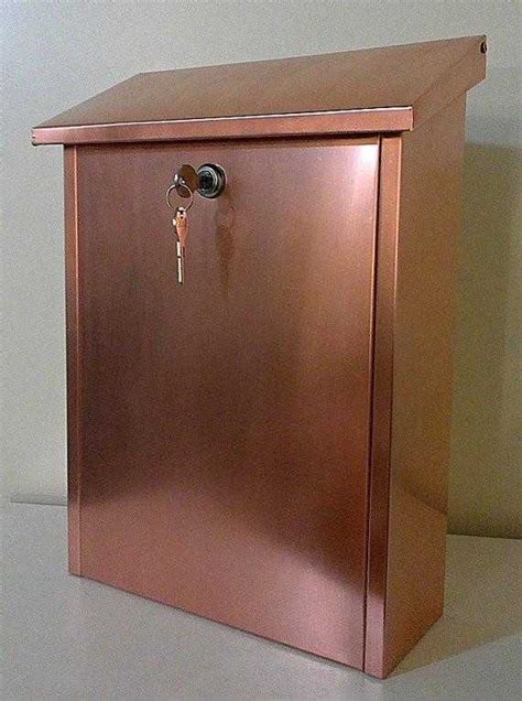large copper mailbox cu copper design