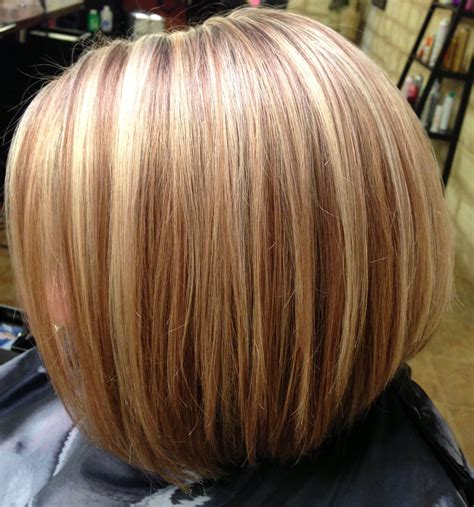 Blonde highlights. Inverted bob haircut. Inverted Bob Haircuts, Angled Bob Hairstyles, Bobs ...